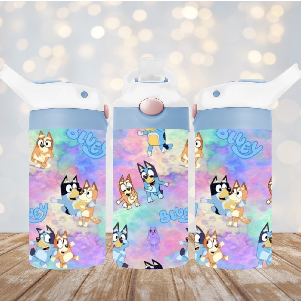 12oz kids tumbler bluey